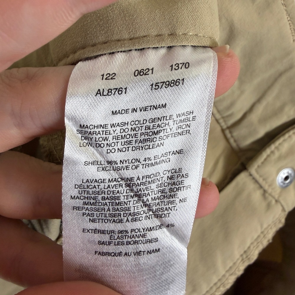 Columbia Saturday Trail II Stretch Hiking Pants Tan Khaki Womens 14 Gorp - Picture 6 of 11